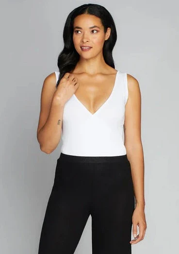 Bamboo Sleeveless Wrap Body Suit - Image 3