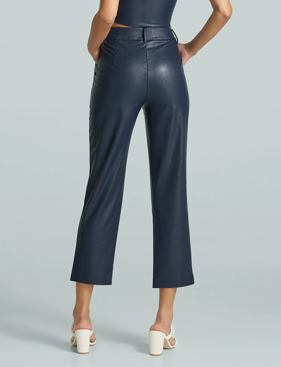 Faux Leather 7/8 Trouser - Image 5