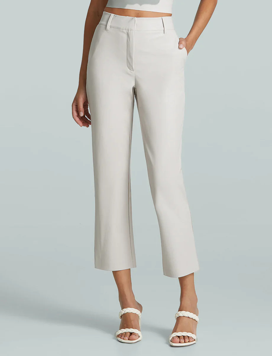 Faux Leather 7/8 Trouser - Image 7