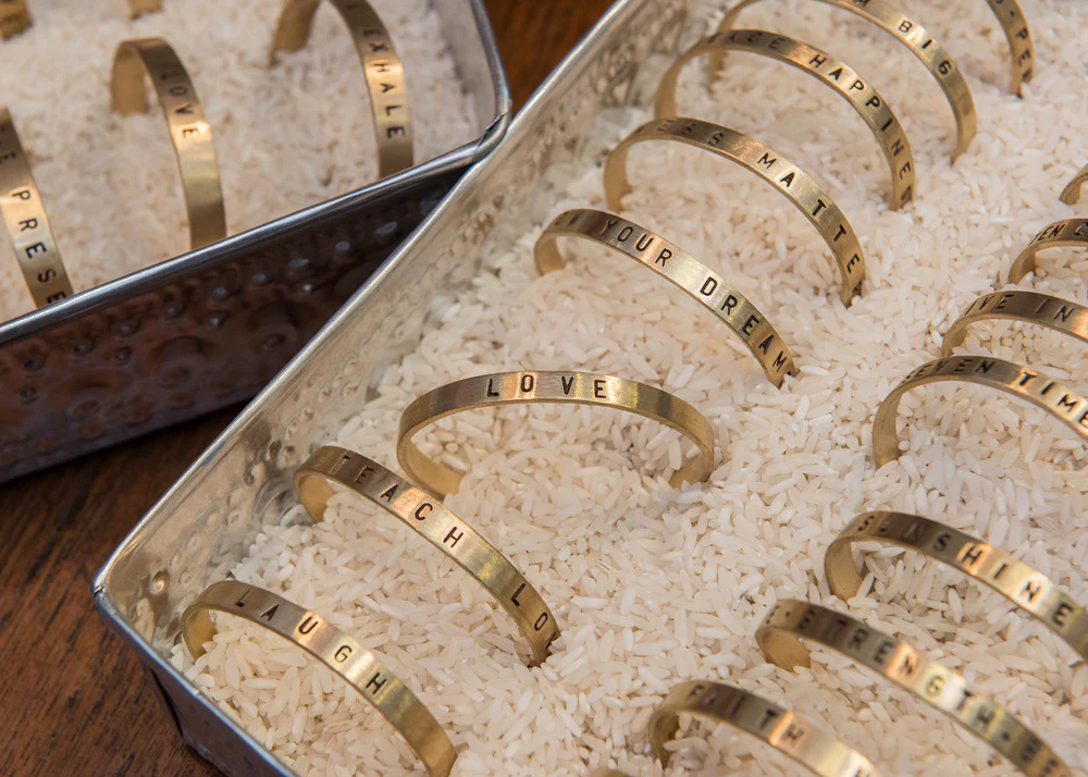 Brass Message Bracelet - Image 3