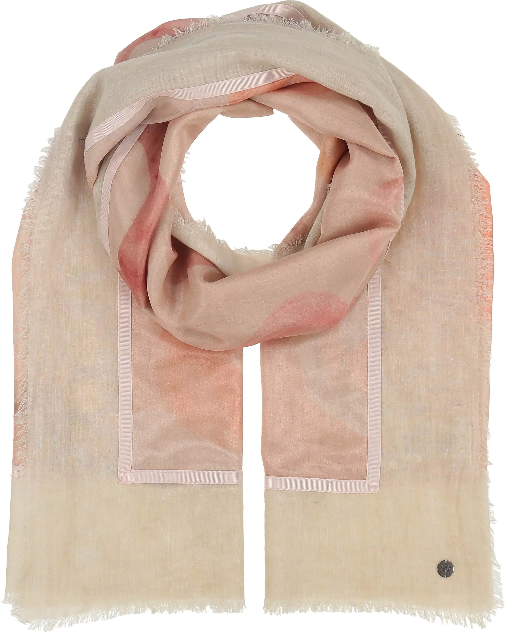 Painted Circles Patchwork Scarf - Image 3