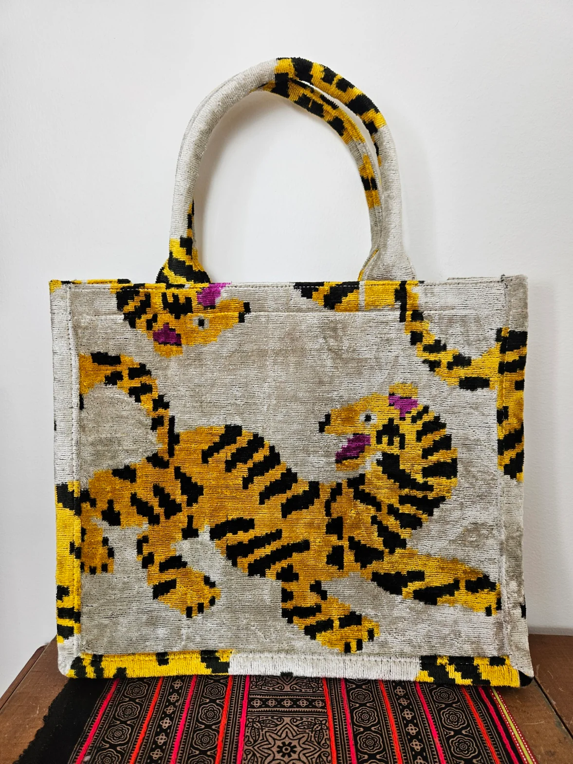 Velvet Tote Bag - Image 6